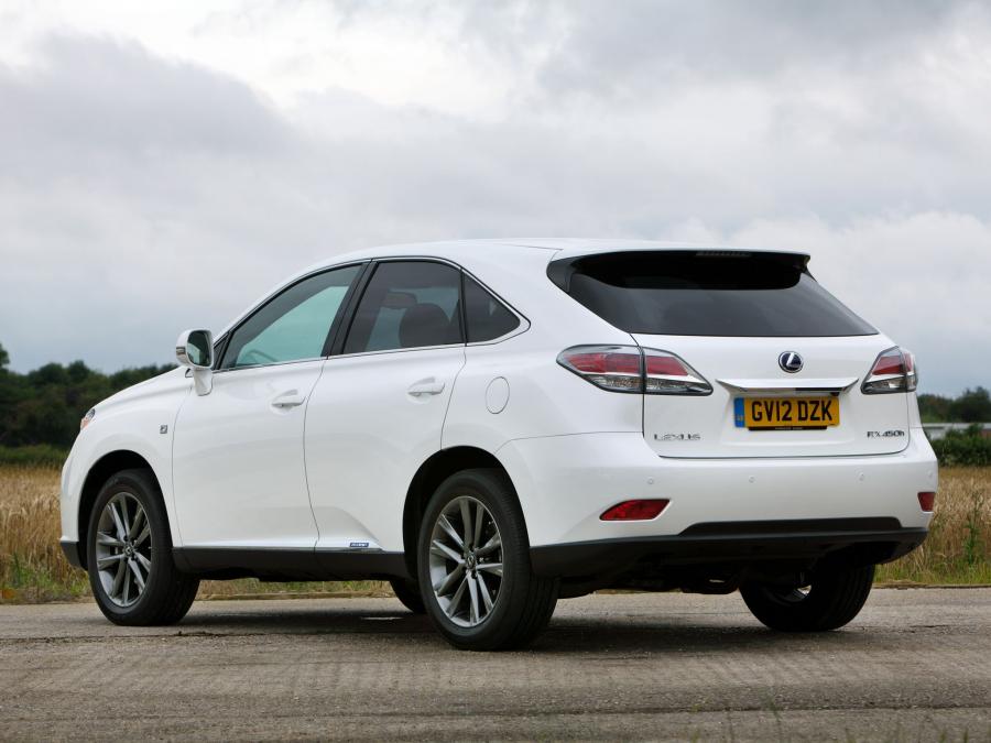  Lexus RX450h F-Sport 2012 года  (UK) (фото 6 из 16)